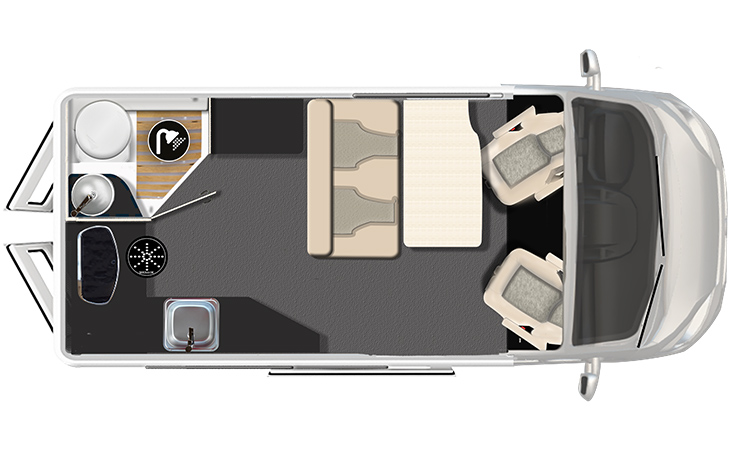 Dexter 550 - the short camper with much space